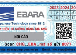 Hướng dẫn kiểm tra bằng tem chống hàng giả của Ebara (2024)